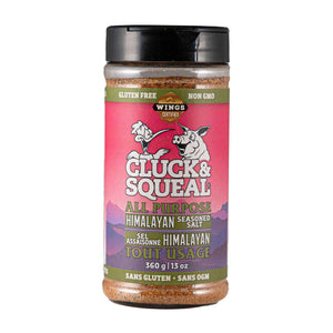All Purpose Himalayan Seasoned Salt - Cluck & Squeal Seasonings and BBQ Rubs.