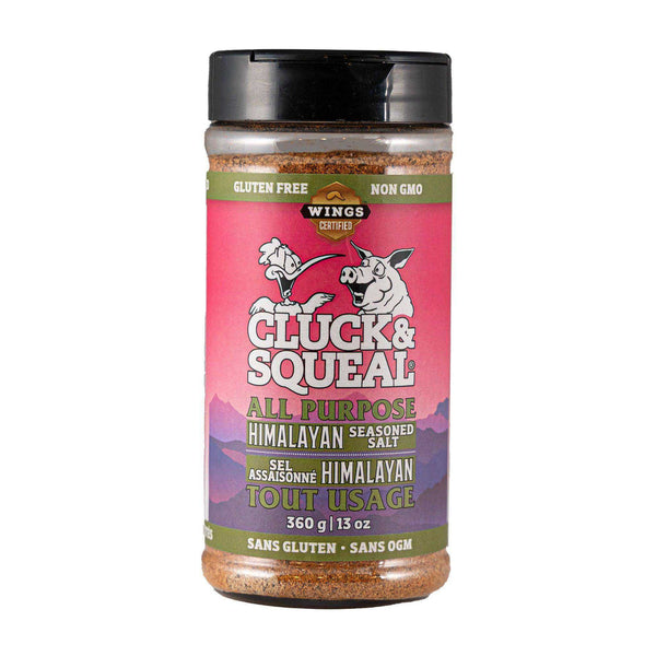 All Purpose Himalayan Seasoned Salt - Cluck & Squeal Seasonings and BBQ Rubs.