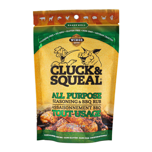 Original All Purpose Seasoning & BBQ Rub - Cluck & Squeal Seasonings and BBQ Rubs.