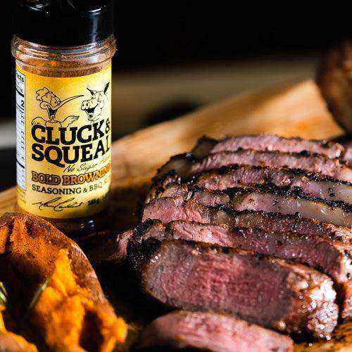 Bold Browning - Cluck And Squeal BBQ Rubs and Seasonings.