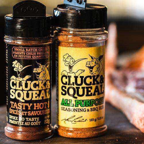 Tasty Hot! - Cluck & Squeal Seasonings and BBQ Rubs.